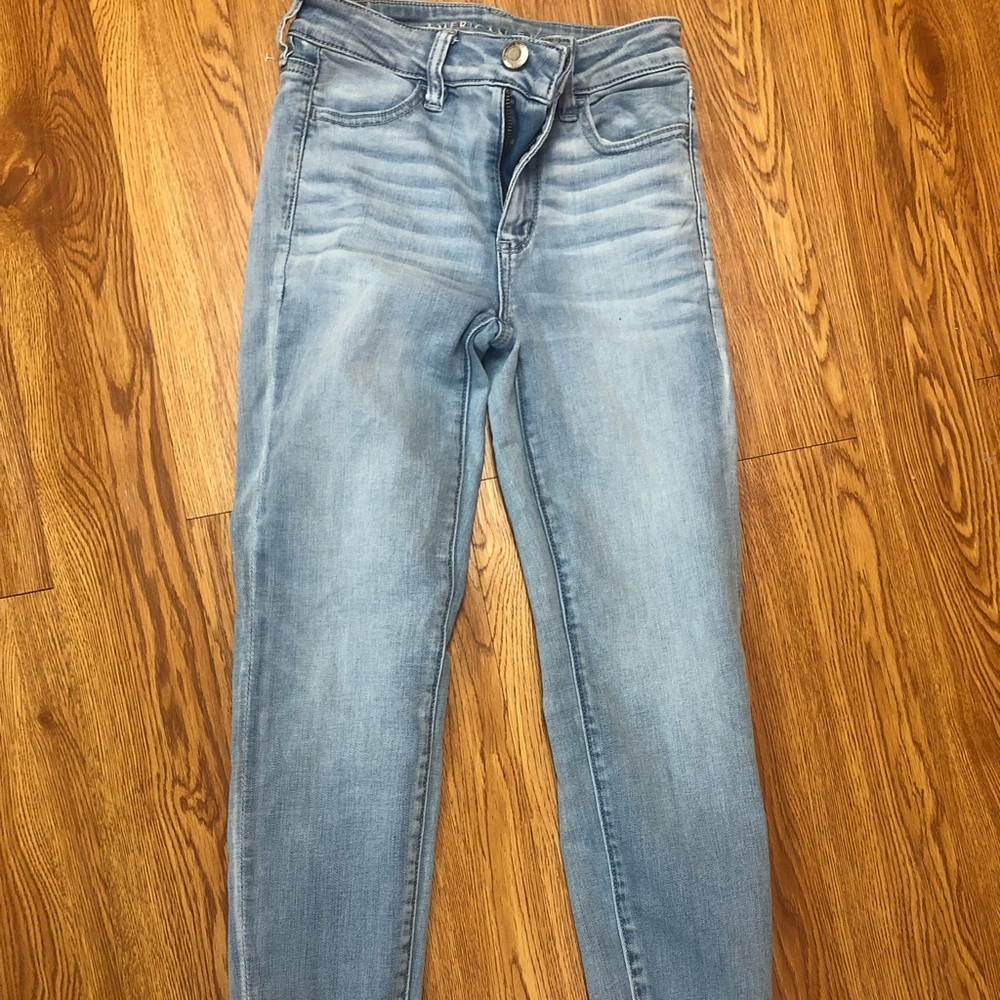 American Eagle Next Level Stretch light wash jean
